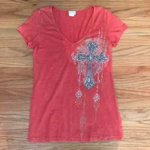 Daytrip embellished short sleeve top